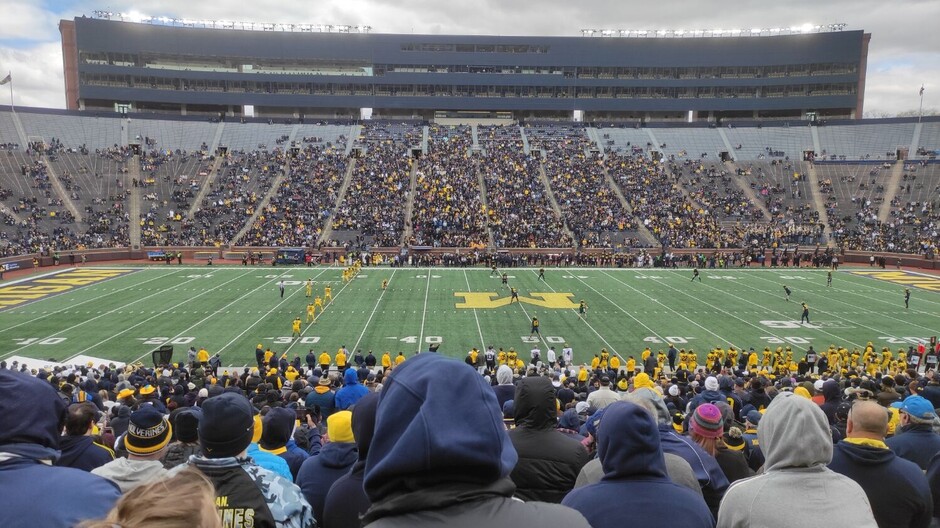 University of Michigan - americký futbal / osobná fotodokumentácia štipendistu