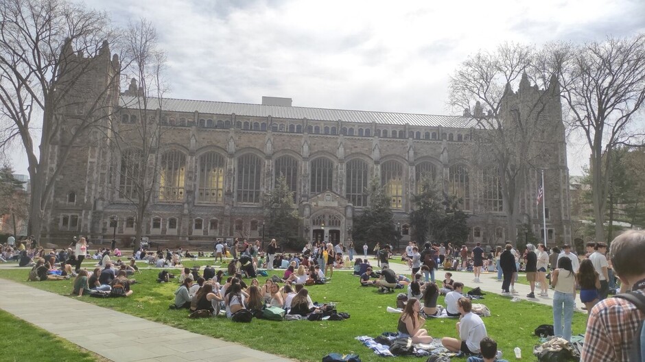 University of Michigan - pozorovanie zatmenia slnka / osobná fotodokumentácia štipendistu